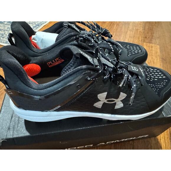 Under Armour UA Yard Low MT Baseball Cleats Men’s Size 12 Black New In Box main image 4